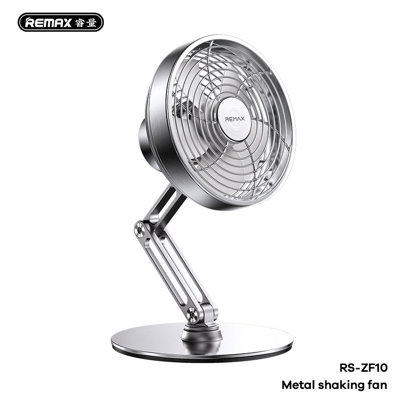 Ventilateur rotatif en métal RS-ZF10 Remax - Argent · Smarty Paris